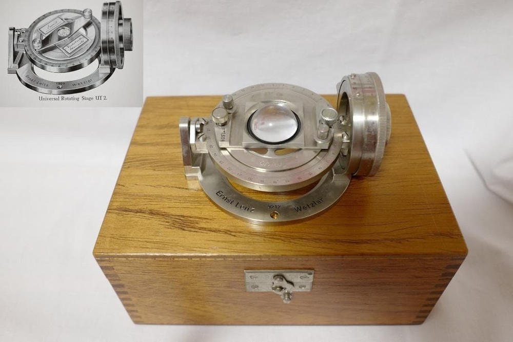 microscope antique Microscope Accessory No. 15 Leitz Universal Stage UT2 USED