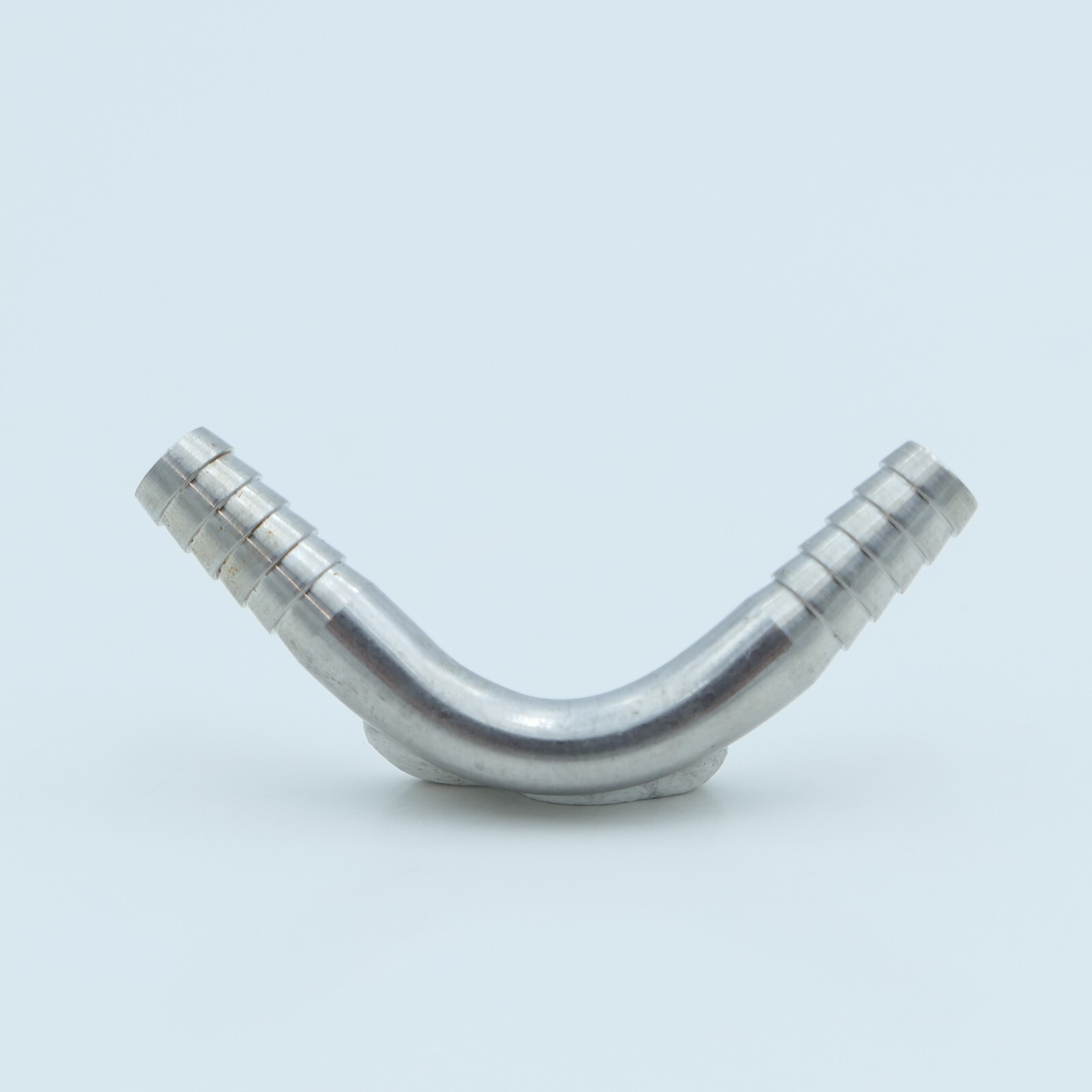 3 Pack Chudnow MFG S2944 Stainless Steel 1/4" x 1/4" Elbow Splicer 90° Barb