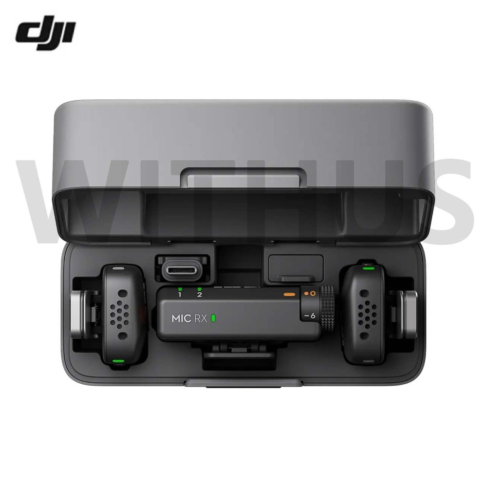 DJI Mic Mini (2TX+1RX+Charging Case) Mini Wireless Microphone Full Set - Fedex