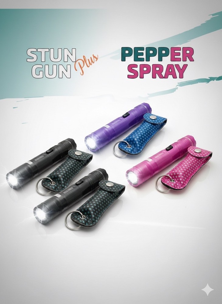 Stun Gun Plus & Pepper Spray