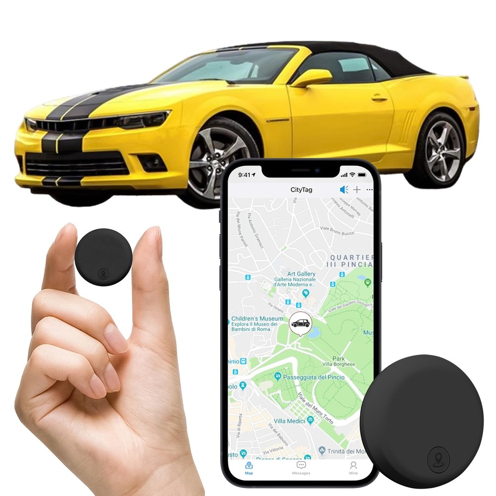 GPS Tracker for Vehicles, Elderly, Kids & Pets, Real-Time Mini Hidden Tracker...
