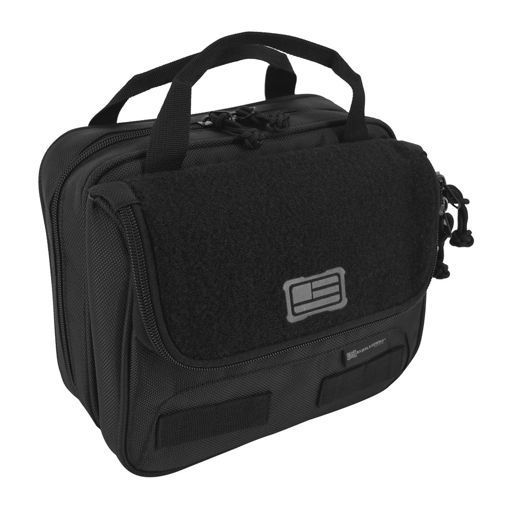 Evolution Outdoor Tactical 1680 Double Pistol Case Black Polyester 10.25"