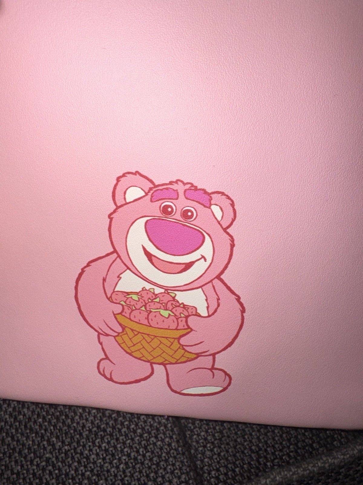 Disney Parks Pixar Loungefly Toy Story Lotso Bear Mini Backpack Scented 🍓 NWT