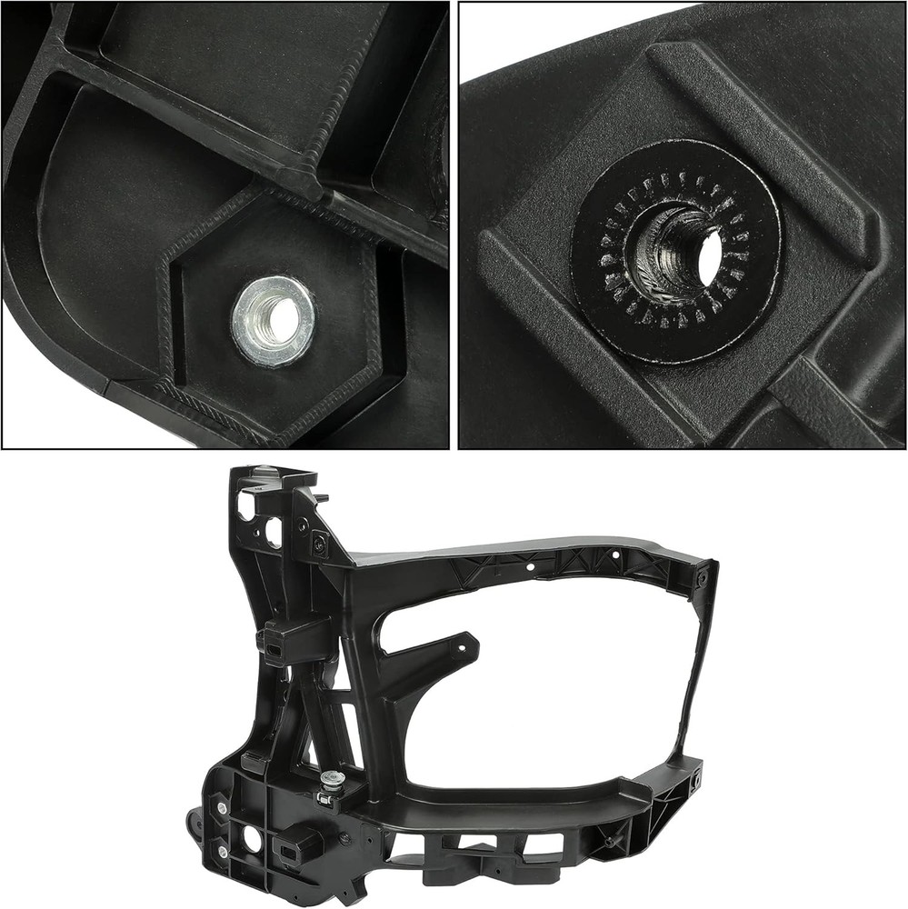 Radiator Support Headlamp Mounting Bracket Compatible with Left (Driver Side)