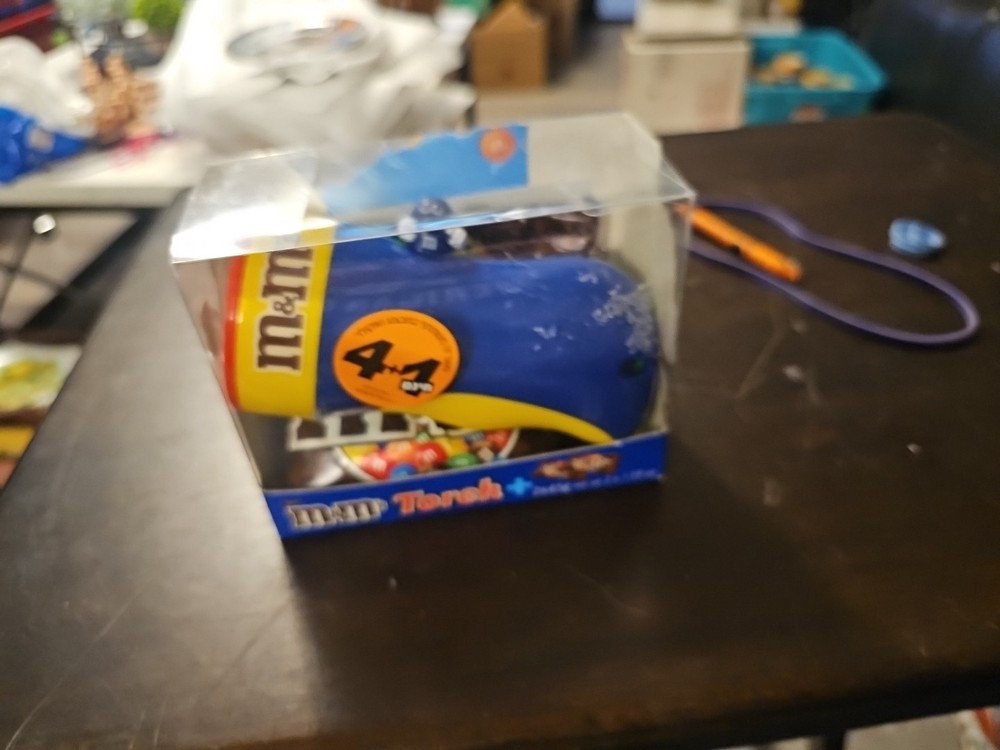 M&M's Torch flashlight with candy