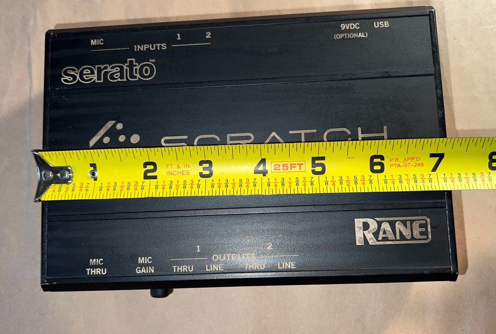 Rane Serato Scratch Live DJ Audio Interface No Power Cord Untested