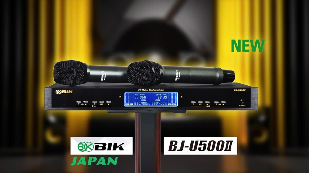 BIK BJ-U500II Intelligent wireless microphone system ( Japan )