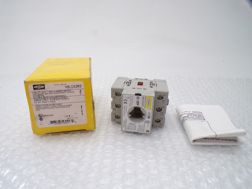 HUBBELL HBLDS3RS DISCONNECT SWITCH NSMP