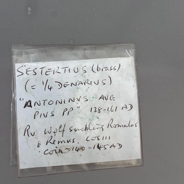 ROMAN COIN BRONZE SESTERTIUS OF ANTONINUS PIUS Rare coin