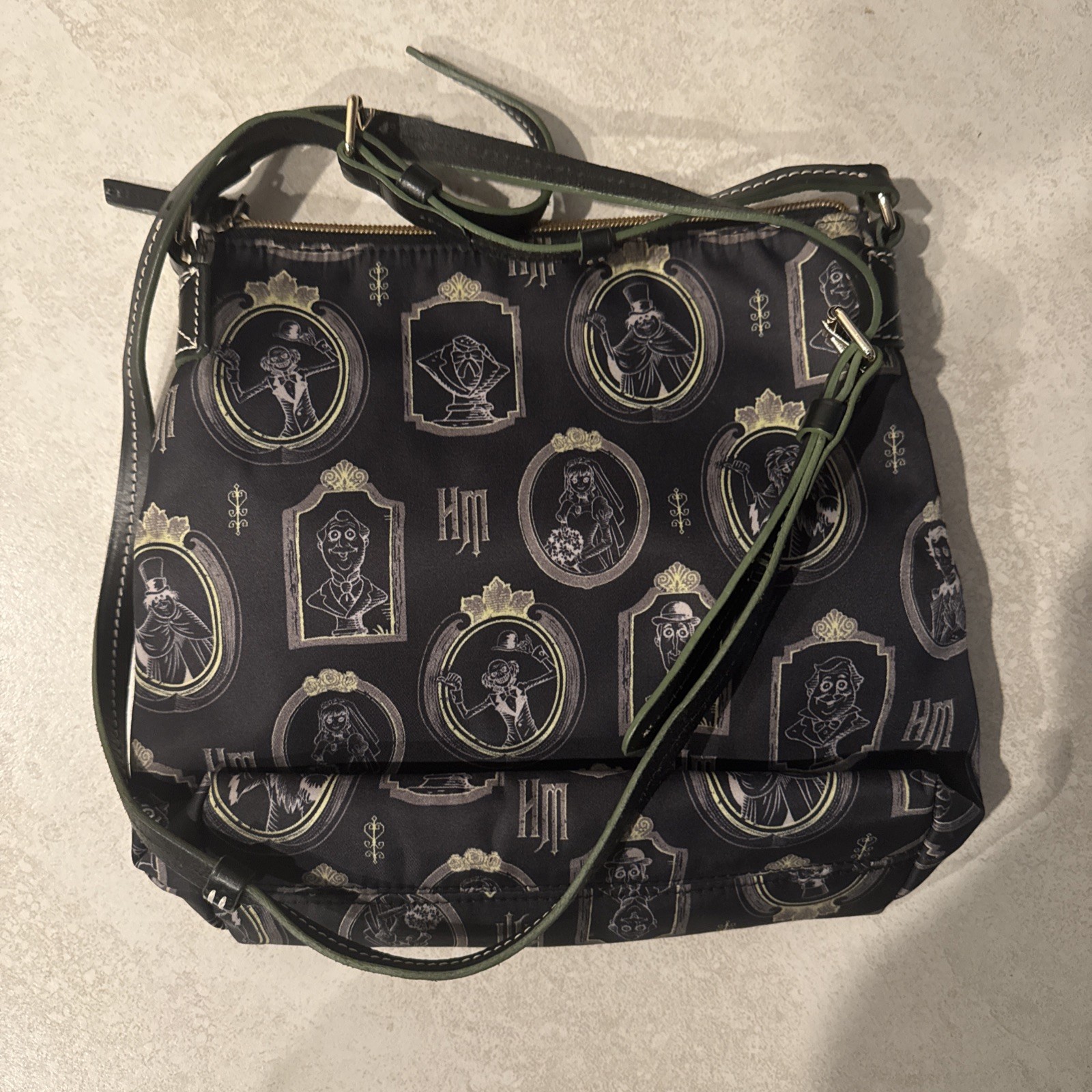 Dooney & Bourke Disney Haunted Mansion Portraits Crossbody Bag Purse *READ*