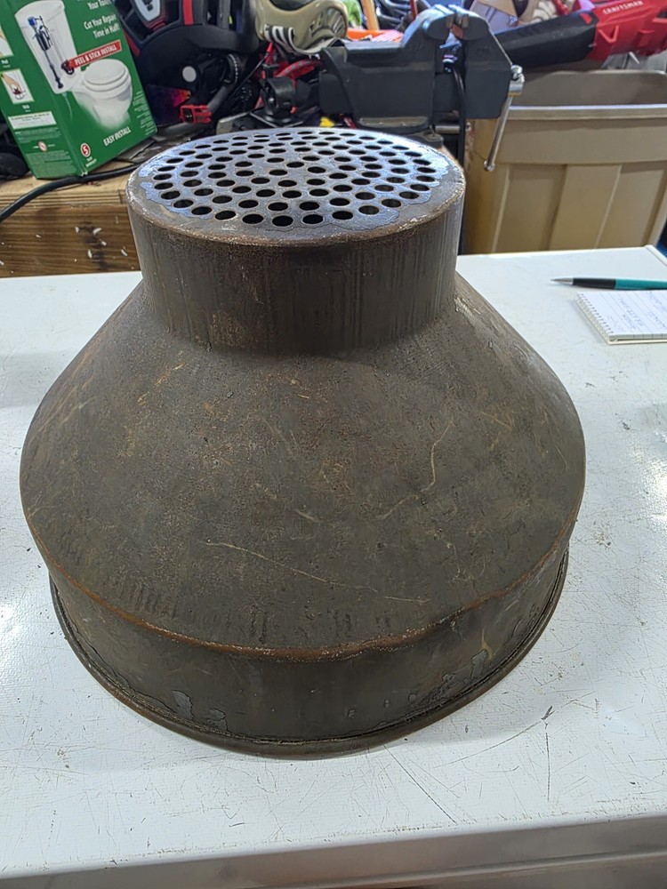Antique Milk Strainer 12 In