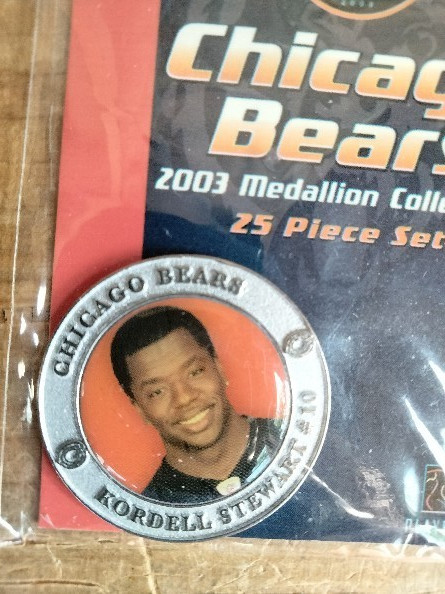 KORDELL STEWART CHICAGO BEARS 2003 Medallion Coin