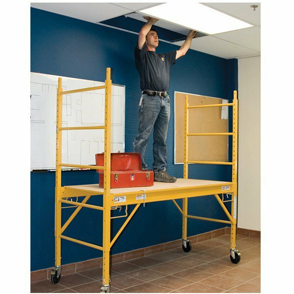 6 Foot Multi Purpose Rolling Scaffolding 1000-LB Capacity
