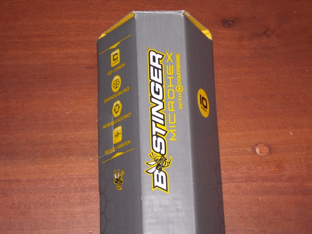 Bee Stinger MicroHex 10" Stabilizer in Matte Black- B Stinger