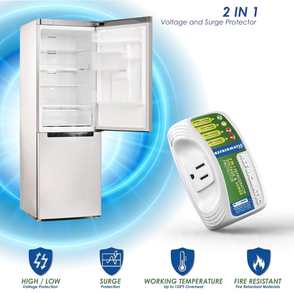 Refrigmatic WS-36300 Electronic Voltage & Surge Protector for White