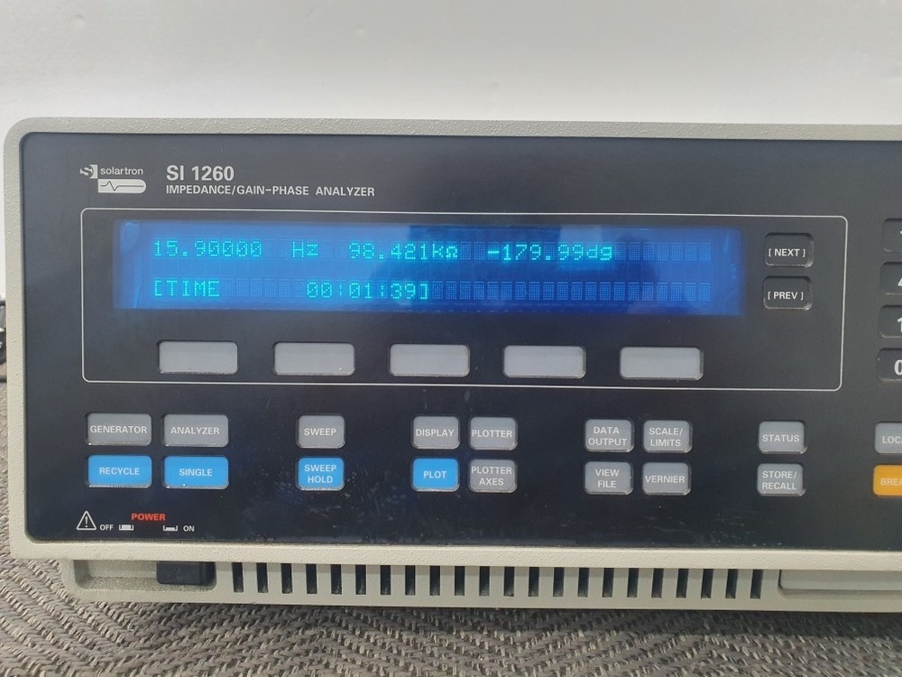 Solartron SI 1260A Impedance/Gain-Phase Analyzer