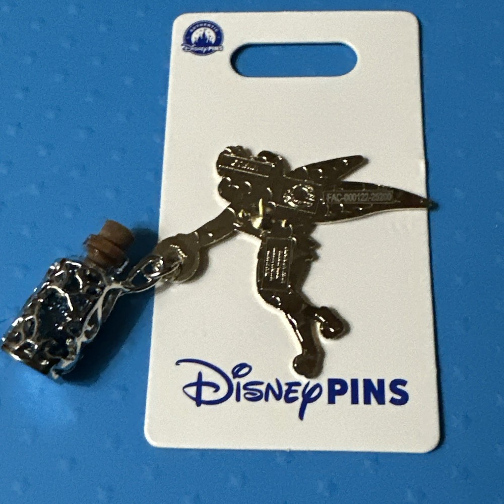 Disney Parks 2009 Tinker Bell Tinkerbell Vial Magic Pixie Dust Dangle Pin