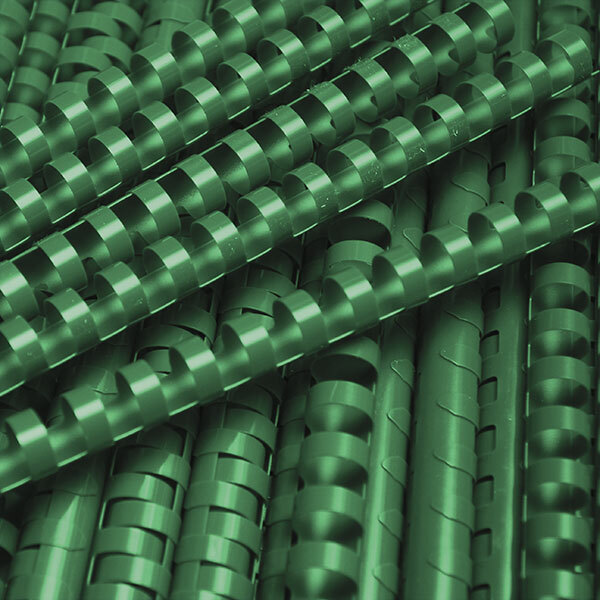 19 Ring Binding Comb Forest Green 7/8" 100pcs