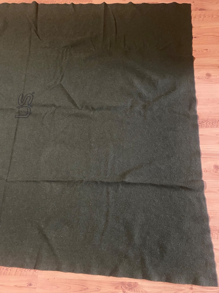US Army Military Wool Blanket Nice Clean