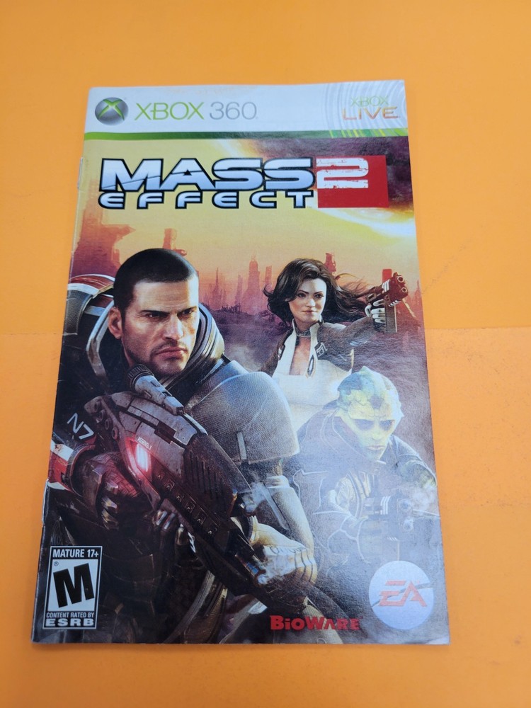MASS EFFECT 2 - XBOX 360 - INSTRUCTION MANUAL ONLY