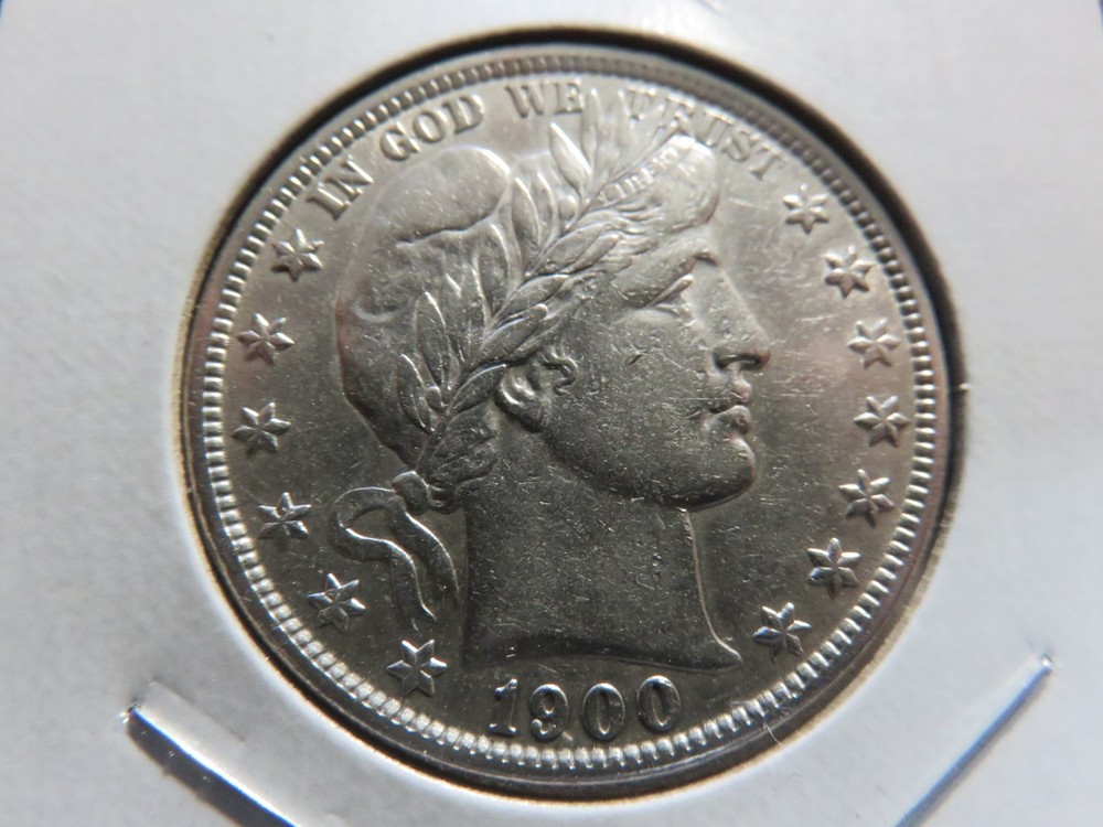 1900 S AU BARBER HALF DOLLAR