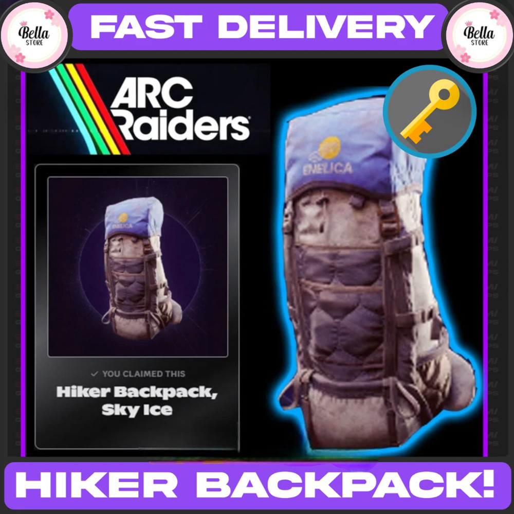 Arc Raiders : Hiker Backpack Sky Ice - GLOBAL 🌎 ALL PLATFORMS! (from DC Quest)