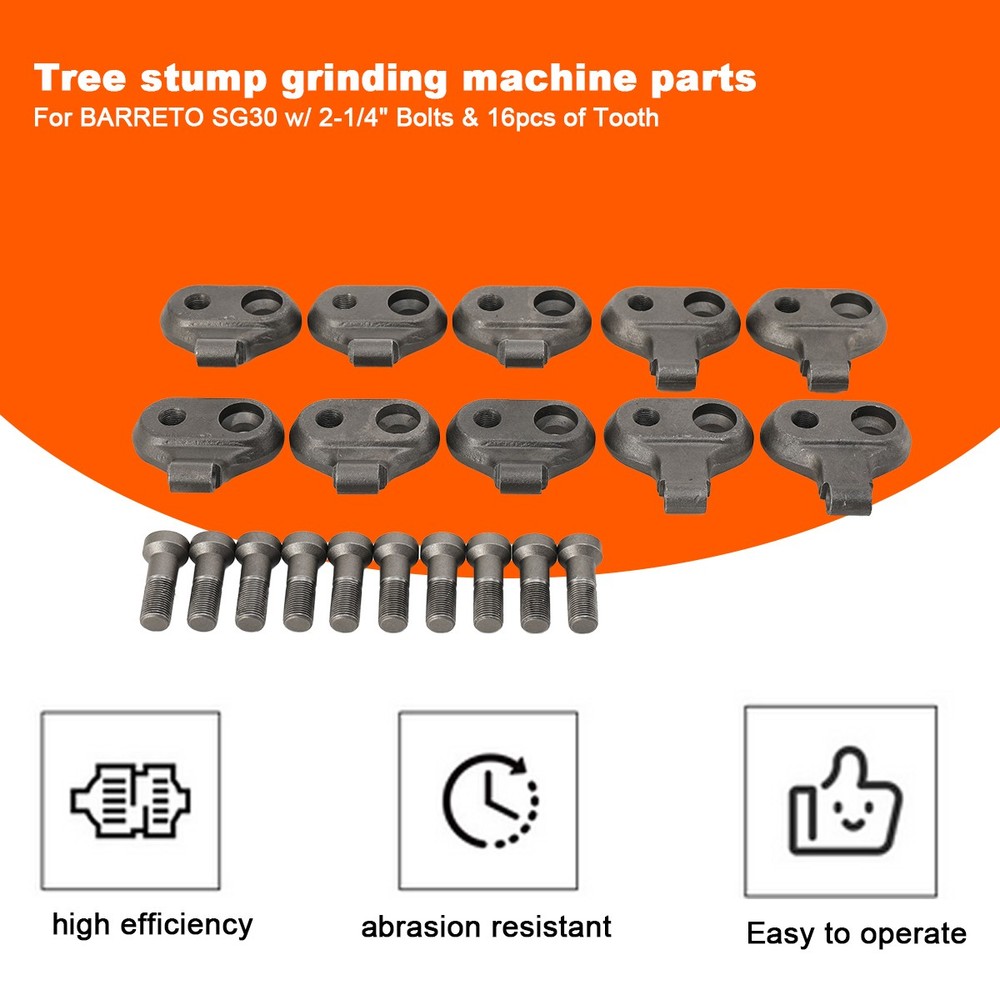 Angle/Straight Pockets Replacement For 700 Stump Grinder Teeth BARRETO SG30