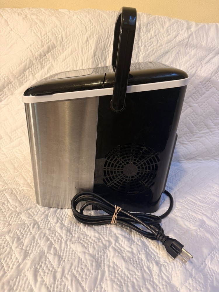 Iceman Dual-Size Countertop Ice Maker Machine, Portable, Creates 2 Cube Sizes