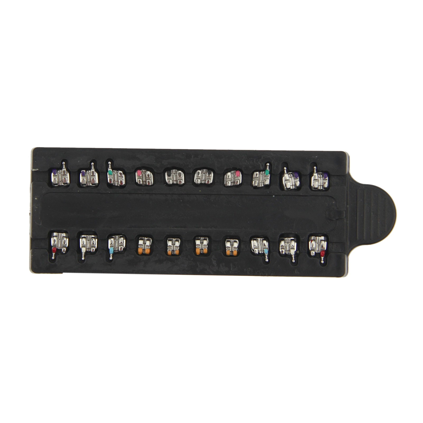 Orthodontic MIM MINI Brackets Dental MBT Roth 022 018 345 With Hooks Metal Brace