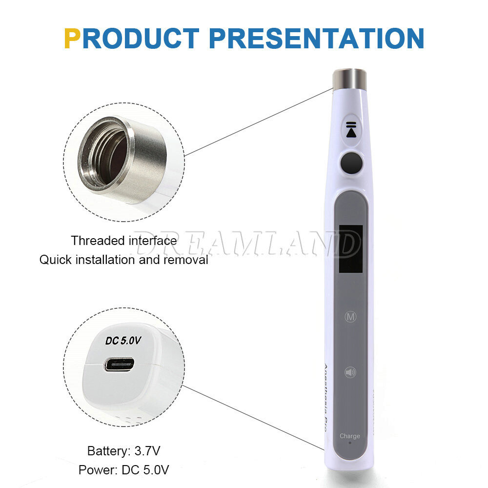 Electric Dental Painless Oral Local Anesthesia Delivery Device Injection Pen USA