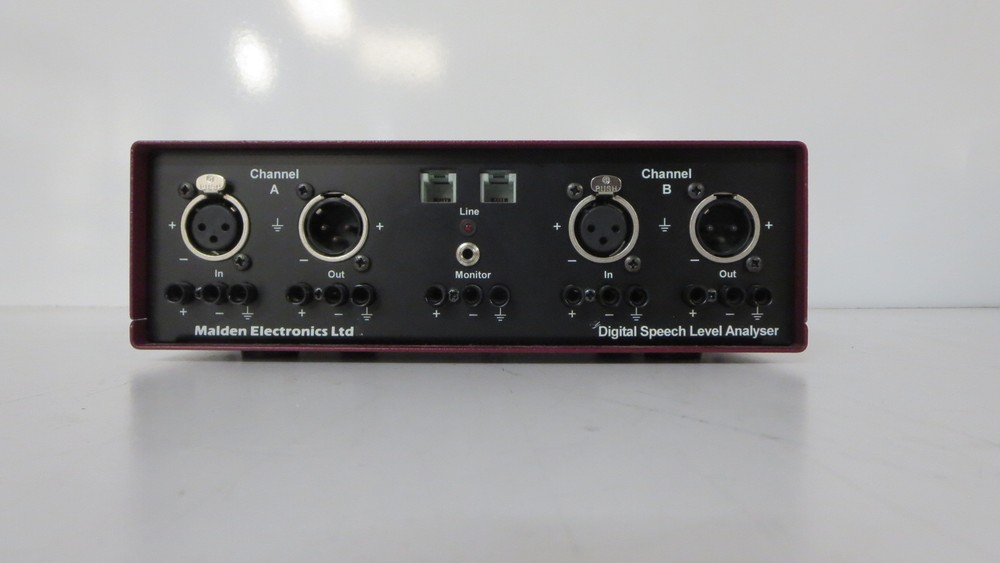 MALDEN ELECTRONICS LTD DIGITAL SPEECH LEVEL ANALYZER TWO CHANNEL