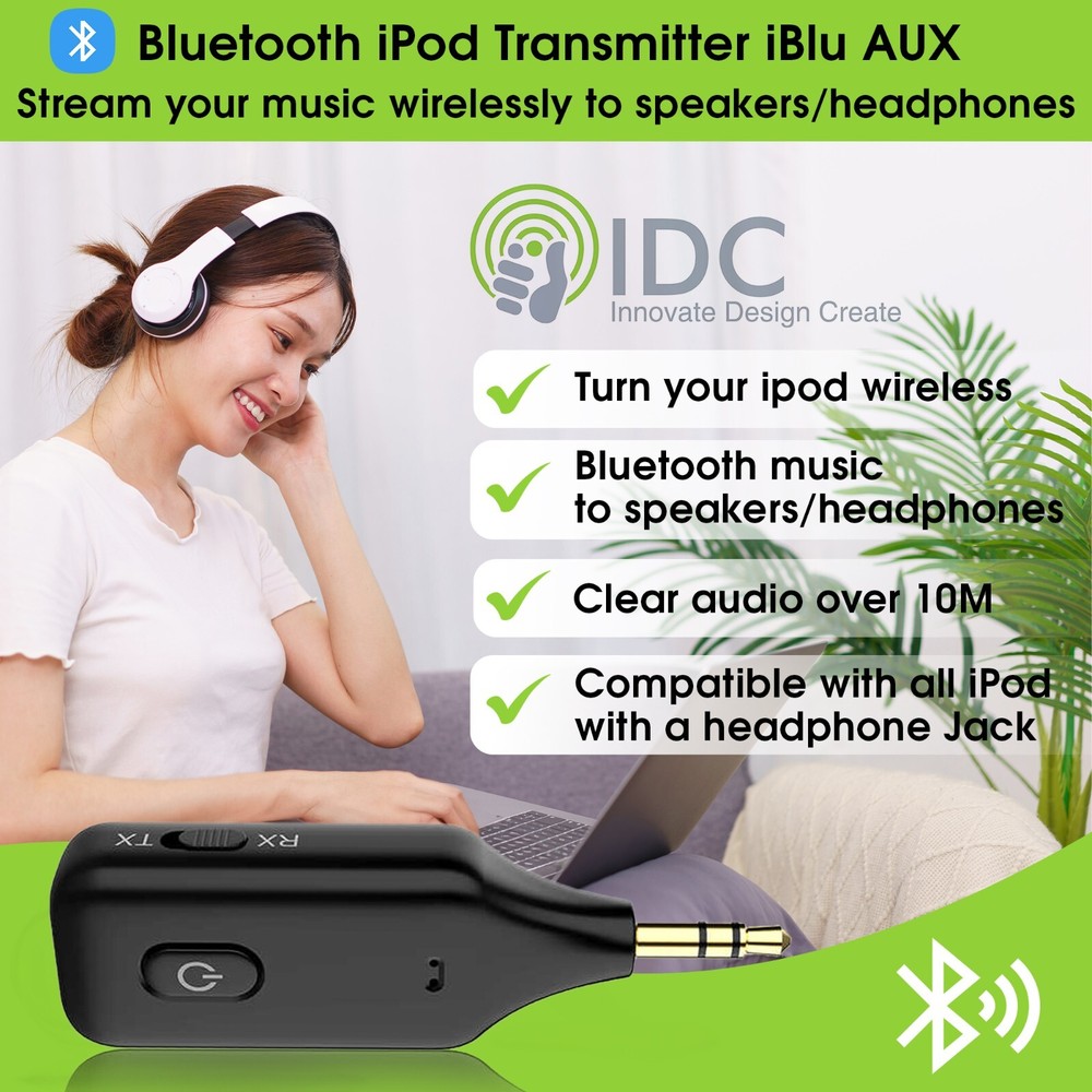 Wireless Bluetooth Adapter Dongle Transmitter for iPod iPod Nano Touch Video