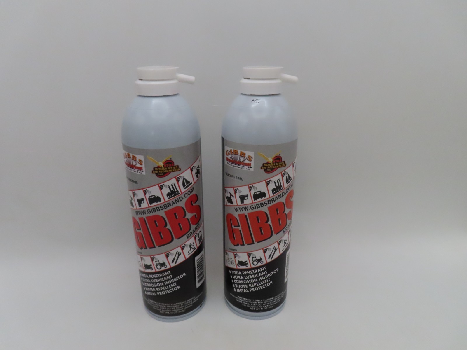 2 CANS OF GIBBS BRAND LUBRICANT PENETRATING OIL CLEANER RESTORER ANTI CORROSIVE