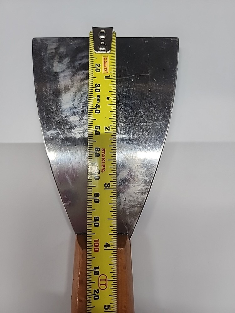 Putty Knife Scraper With Wood Handle