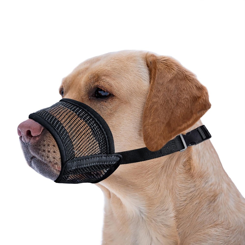 Extra Large Dog Muzzle  Air Mesh Big Dog Muzzle | Suitable for Small, Medium ...