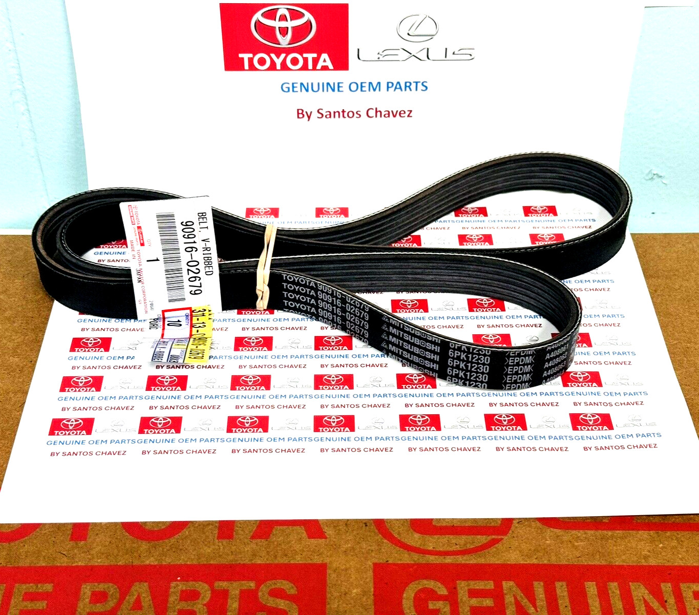 2010-2019 Toyota Corolla Serpentine Belt GENUINE OEM PART 90916-02679