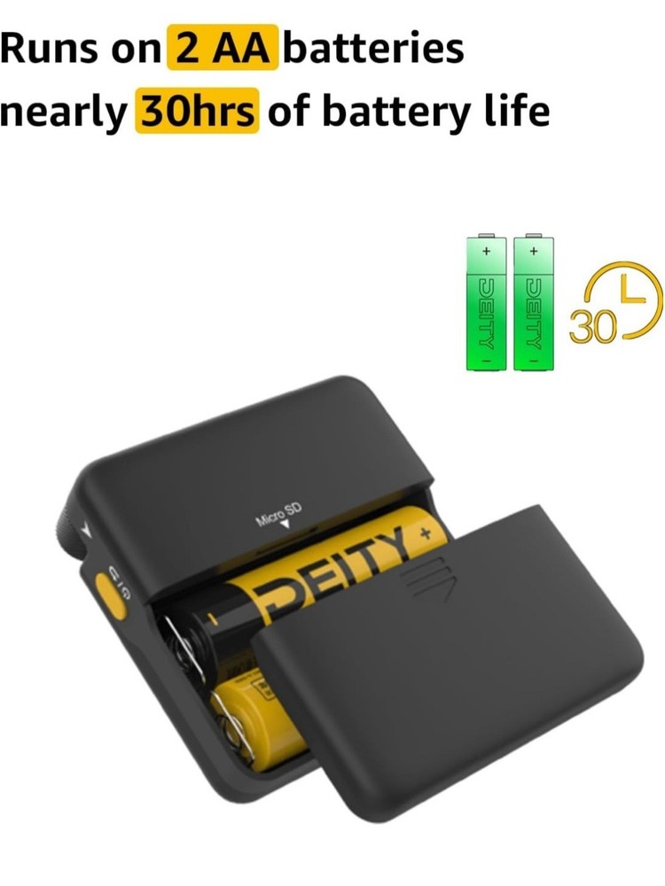 LAST ONE! Deity PR-2 32-Bit Float Recorder + W.Lav Pro Mic - Mint Open Box