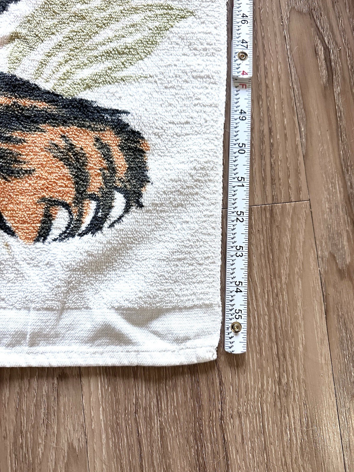 VINTAGE ESSO EXXON 1960s Tiger Beach Cannon Towel Terry cloth Advertising Fuel