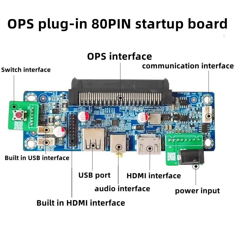 OPS power adapter 80p teaching machine computer adapter board Intel OPS 80PIN