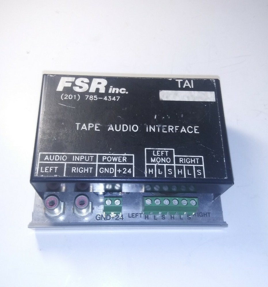 FSR Inc. Tape Audio Interface