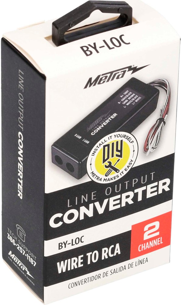 Metra - Line Output Converter - Black