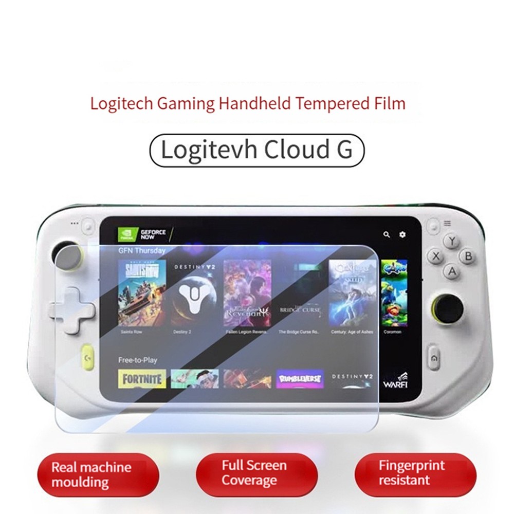 Screen Tempered Film Replacement Part for Logitech Cloud G Handheld Game Console