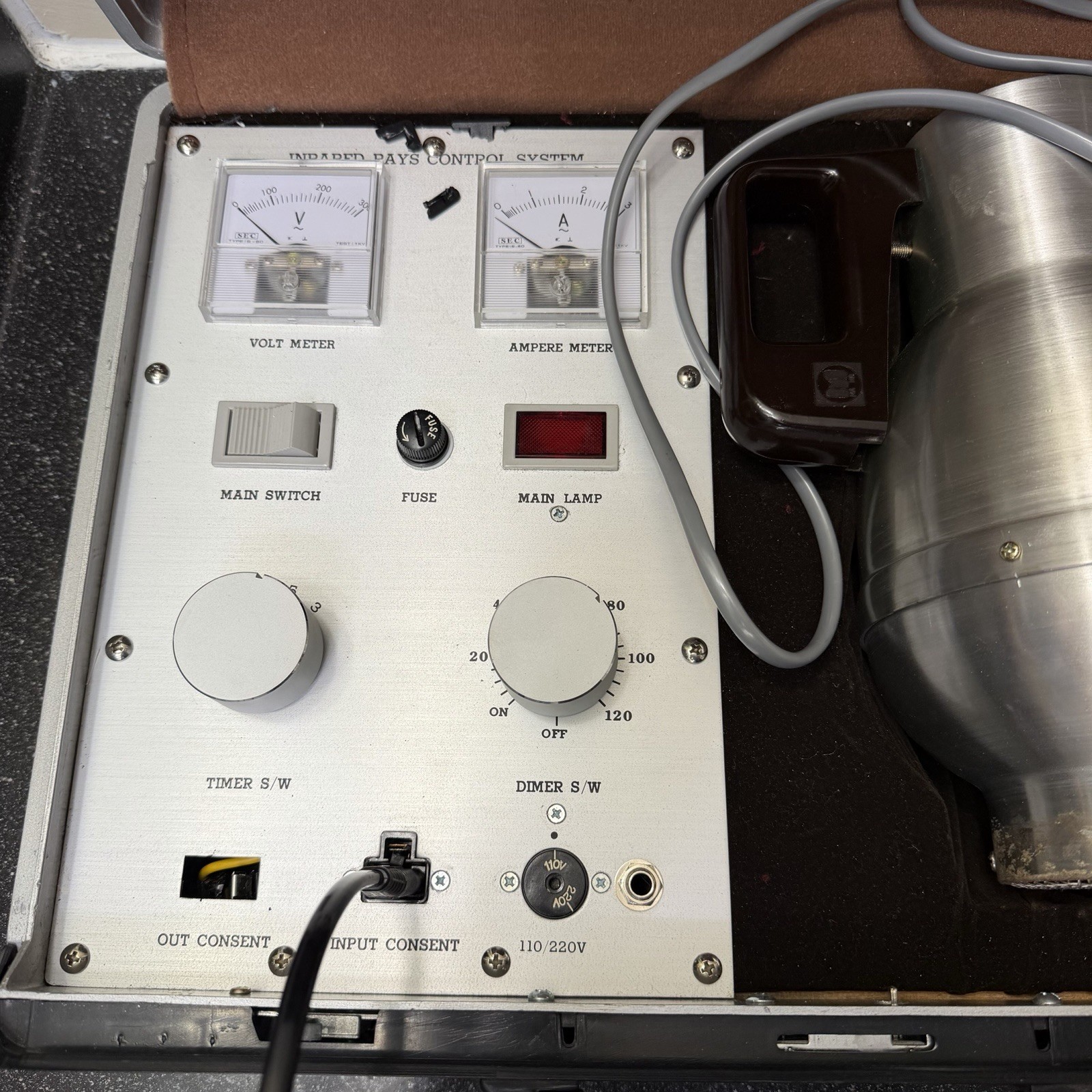 Sangroksu Infrared Rays Control System Portable Therapy Lamp AS-IS Parts Repair