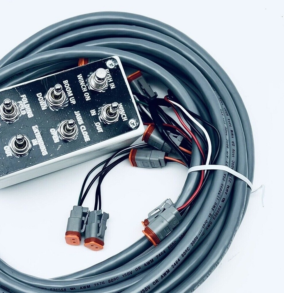 WHEEL LIFT CONTROL CORD DYNAMIC 6POSITION CONTROL HARNESS W/DEUTSCH & SPIDE CONN