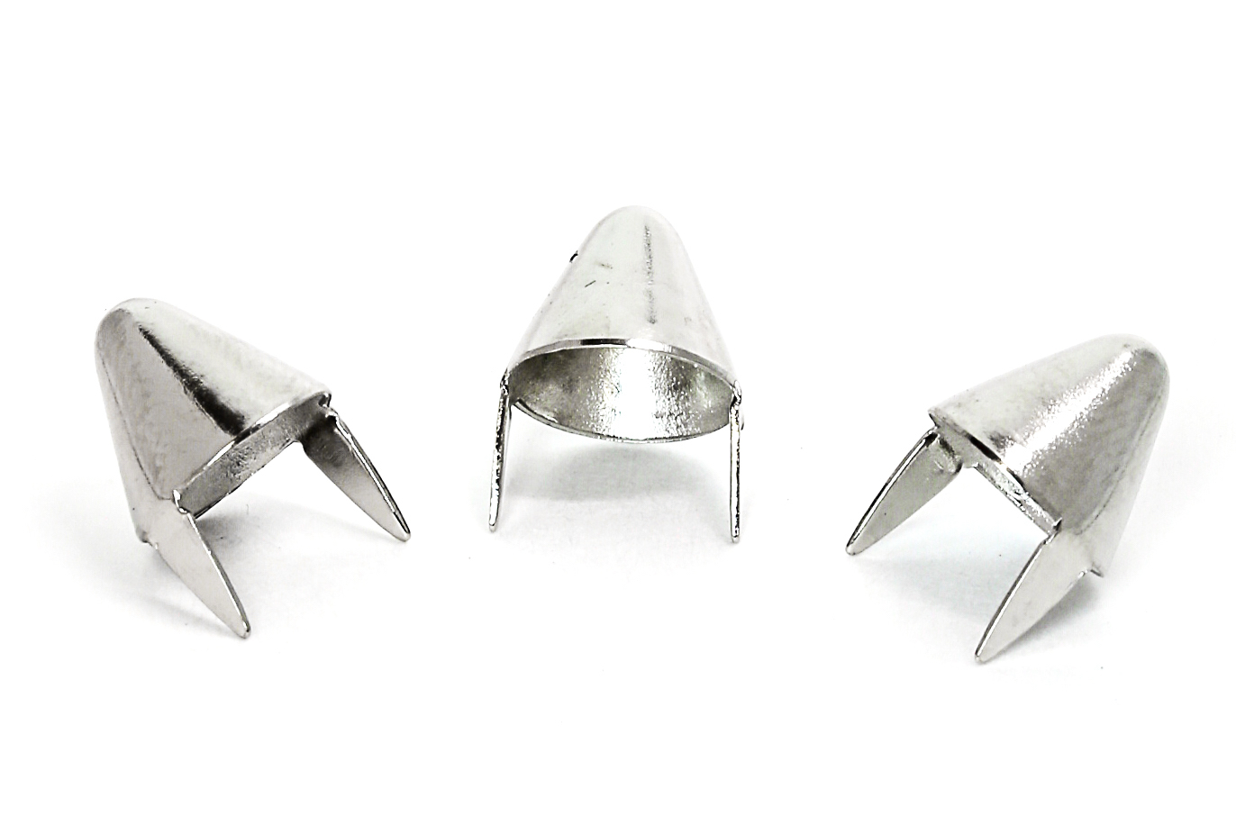 UK77 Studs 12mm Metal Punk Studs Gothic Cone Studs Rock DIY Studs USA Made