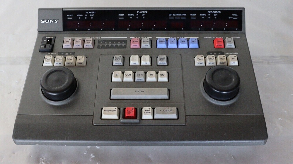 Sony Beta Cam SP Editing System Converts Analog Video into Digital Computer File