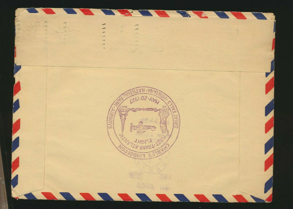 Lindbergh 2nd Anniv Folder May 20 1929 with envelope