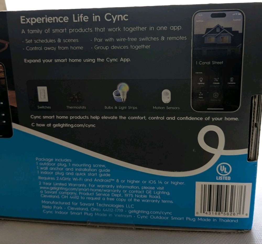 cync Indoor and Outdoor Smart Plug Bundle
