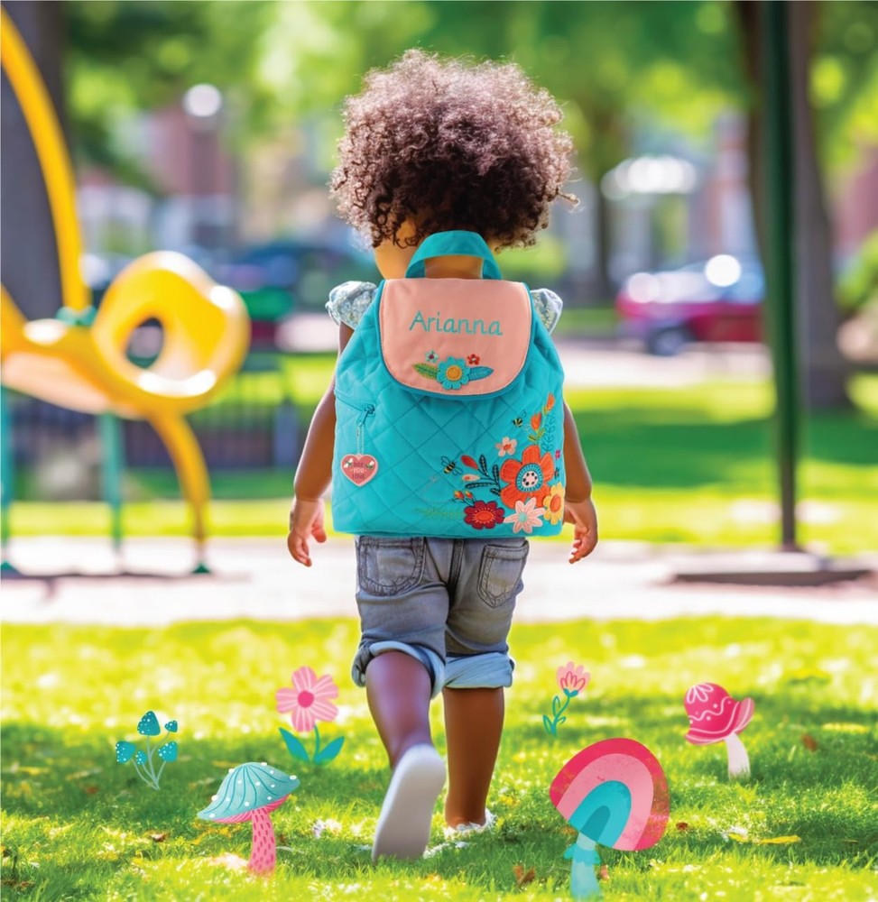 Stephen Joseph Boys' Train, One Size Quilted Backpack