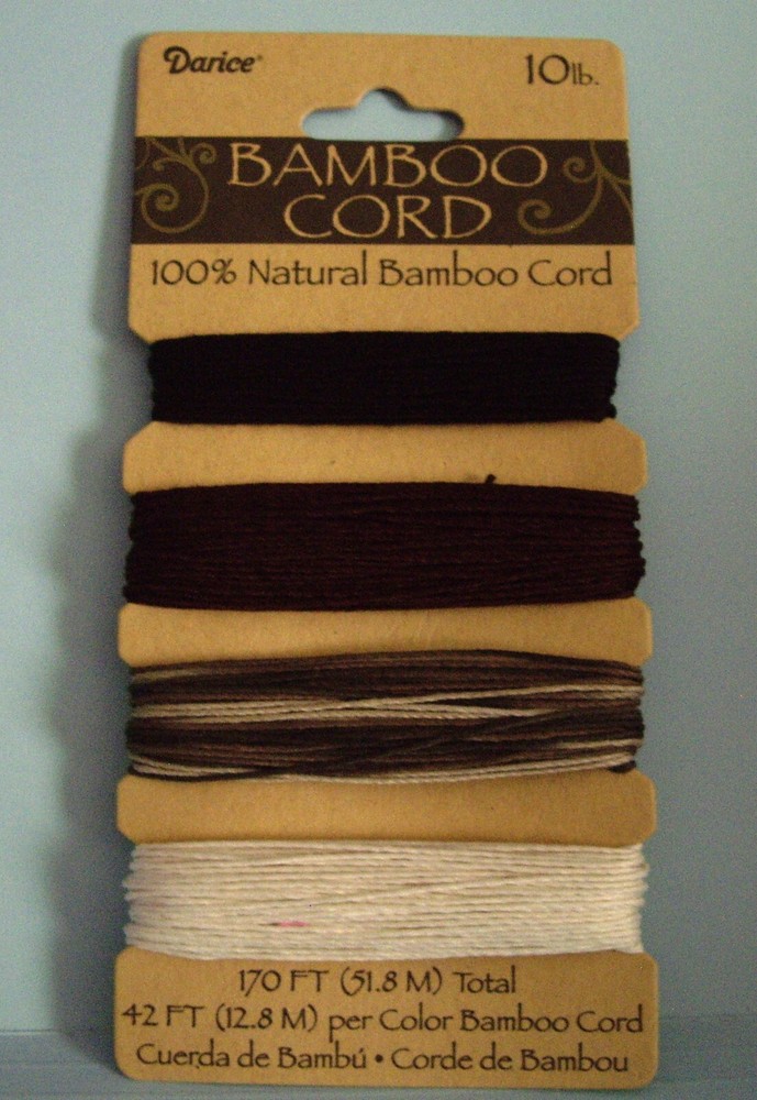 DARICE 100% NATURAL BAMBOO CORD 10LB